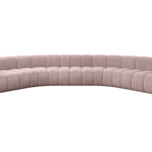 Narożnik uniwersalny modułowy Lazro-U1 – 373x373x70 cm Różowy 758574