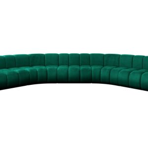 Narożnik uniwersalny modułowy Lazro-U1 – 373x373x70 cm Zielony 758488