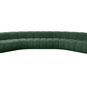 Narożnik uniwersalny modułowy Lazro-U1 – 373x373x70 cm Zielony 758656