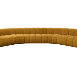 Narożnik uniwersalny modułowy Lazro-U1 – 373x373x70 cm Żółty 758538