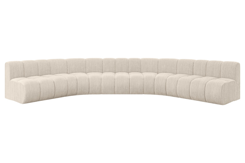 Narożnik uniwersalny modułowy Montra-U1 - 490x174x70 cm Beżowy 758696