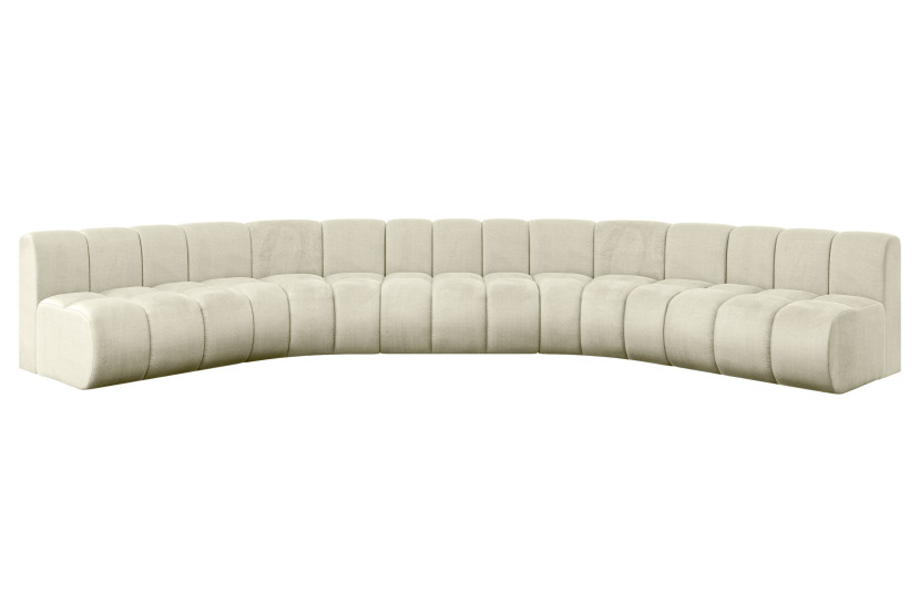 Narożnik uniwersalny modułowy Montra-U1 - 490x174x70 cm Beżowy 758626