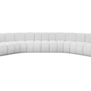 Narożnik uniwersalny modułowy Montra-U1 – 490x174x70 cm Biały 758312