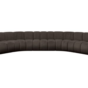 Narożnik uniwersalny modułowy Montra-U1 – 490x174x70 cm Brązowy 758611