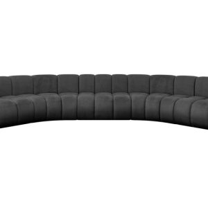 Narożnik uniwersalny modułowy Montra-U1 – 490x174x70 cm Czarny 758728
