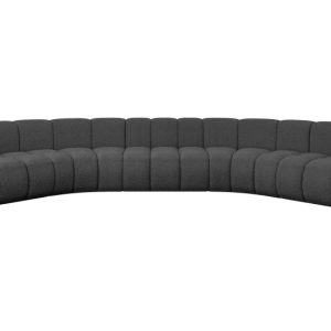 Narożnik uniwersalny modułowy Montra-U1 – 490x174x70 cm Szary 758877 Narożnik uniwersalny modułowy Montra-U1 – 490x174x70 cm Szary 758877