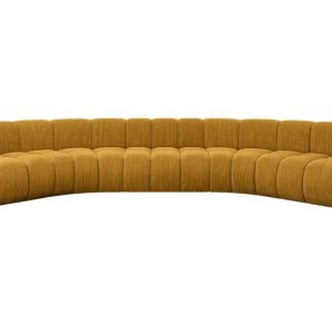 Narożnik uniwersalny modułowy Montra-U1 – 490x174x70 cm Żółty 758327 Narożnik uniwersalny modułowy Montra-U1 – 490x174x70 cm Żółty 758327