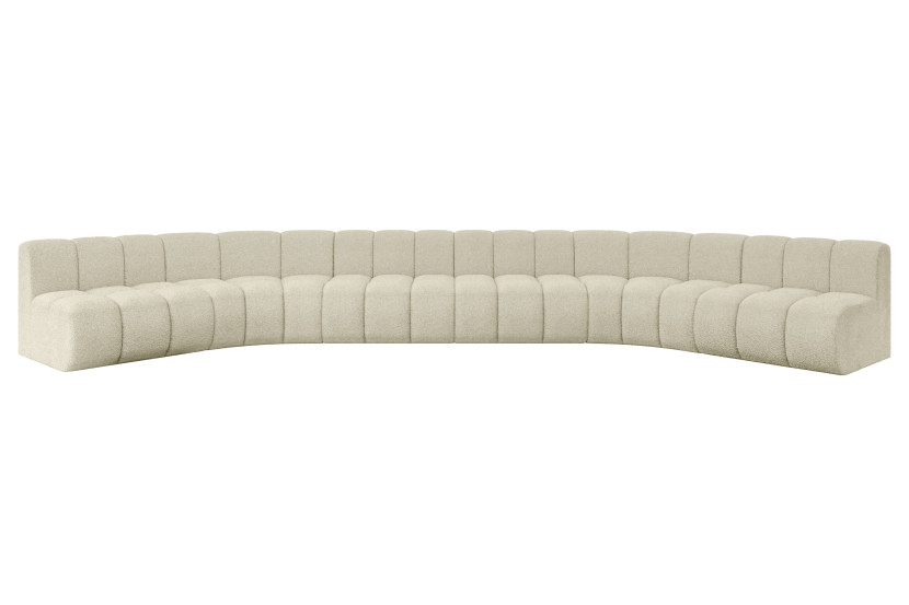 Narożnik uniwersalny modułowy Montra-U2 - 581x174x70 cm Beżowy 758514