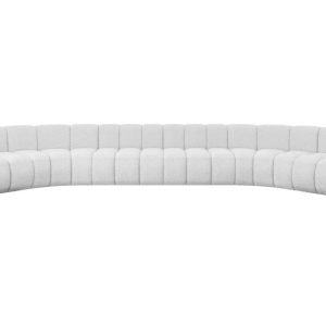 Narożnik uniwersalny modułowy Montra-U2 – 581x174x70 cm Biały 758901 Narożnik uniwersalny modułowy Montra-U2 – 581x174x70 cm Biały 758901