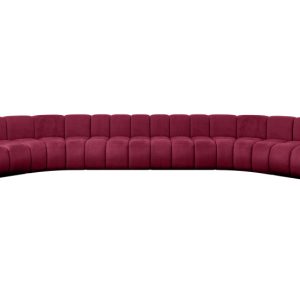 Narożnik uniwersalny modułowy Montra-U2 – 581x174x70 cm Bordowy 758711 Narożnik uniwersalny modułowy Montra-U2 – 581x174x70 cm Bordowy 758711