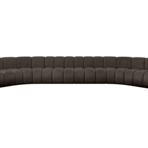 Narożnik uniwersalny modułowy Montra-U2 – 581x174x70 cm Brązowy 758707 Narożnik uniwersalny modułowy Montra-U2 – 581x174x70 cm Brązowy 758707