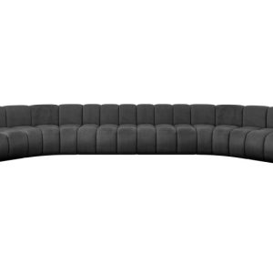 Narożnik uniwersalny modułowy Montra-U2 – 581x174x70 cm Czarny 758595 Narożnik uniwersalny modułowy Montra-U2 – 581x174x70 cm Czarny 758595