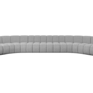 Narożnik uniwersalny modułowy Montra-U2 – 581x174x70 cm Jasny szary 758128 Narożnik uniwersalny modułowy Montra-U2 – 581x174x70 cm Jasny szary 758128