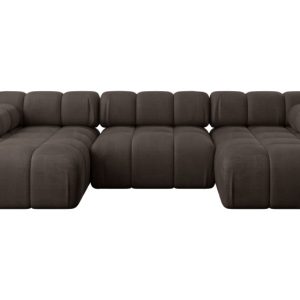 Narożnik uniwersalny modułowy TESSO-U1 285x160x70 cm Brązowy 684555 Narożnik uniwersalny modułowy TESSO-U1 285x160x70 cm Brązowy 684555
