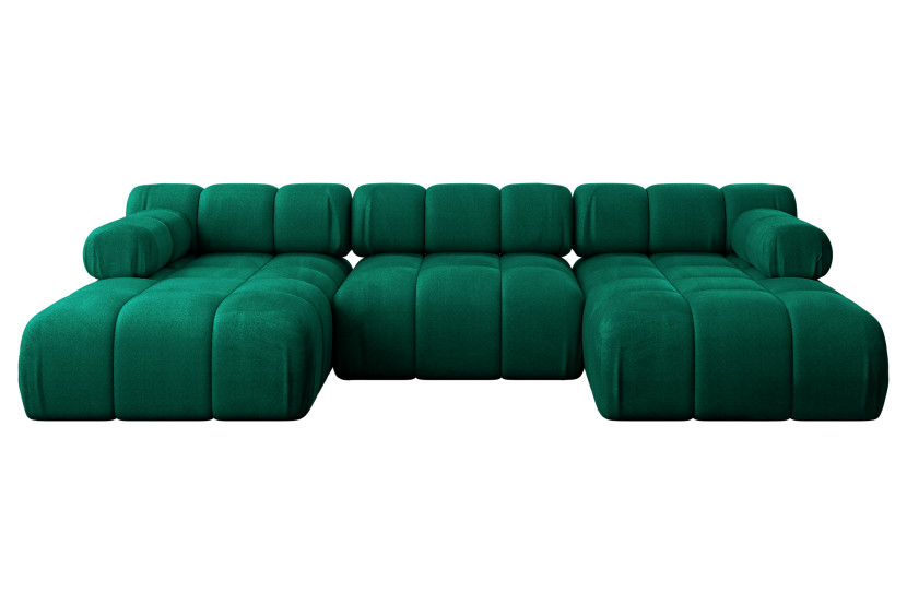 Narożnik uniwersalny modułowy TESSO-U1 285x160x70 cm Zielony 684677