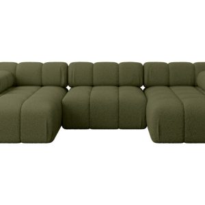 Narożnik uniwersalny modułowy TESSO-U1 285x160x70 cm Zielony 684542 Narożnik uniwersalny modułowy TESSO-U1 285x160x70 cm Zielony 684542