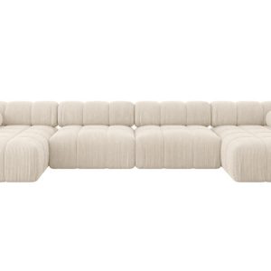 Narożnik uniwersalny modułowy TESSO-U2 380x160x70 cm Beżowy 684695 Narożnik uniwersalny modułowy TESSO-U2 380x160x70 cm Beżowy 684695