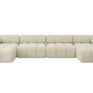 Narożnik uniwersalny modułowy TESSO-U2 380x160x70 cm Beżowy 684577 Narożnik uniwersalny modułowy TESSO-U2 380x160x70 cm Beżowy 684577