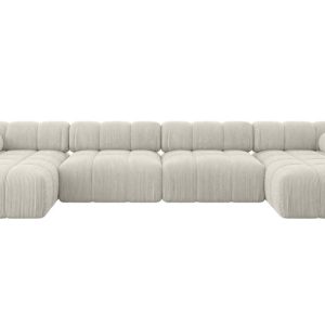 Narożnik uniwersalny modułowy TESSO-U2 380x160x70 cm Kremowy 684515 Narożnik uniwersalny modułowy TESSO-U2 380x160x70 cm Kremowy 684515