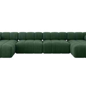 Narożnik uniwersalny modułowy TESSO-U2 380x160x70 cm Zielony 684551 Narożnik uniwersalny modułowy TESSO-U2 380x160x70 cm Zielony 684551