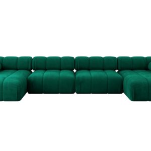 Narożnik uniwersalny modułowy TESSO-U2 380x160x70 cm Zielony 684690 Narożnik uniwersalny modułowy TESSO-U2 380x160x70 cm Zielony 684690