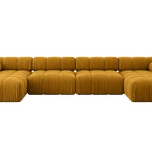 Narożnik uniwersalny modułowy TESSO-U2 380x160x70 cm Żółty 684619 Narożnik uniwersalny modułowy TESSO-U2 380x160x70 cm Żółty 684619