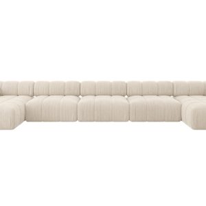 Narożnik uniwersalny modułowy TESSO-U3 475x160x70 cm Beżowy 684608 Narożnik uniwersalny modułowy TESSO-U3 475x160x70 cm Beżowy 684608