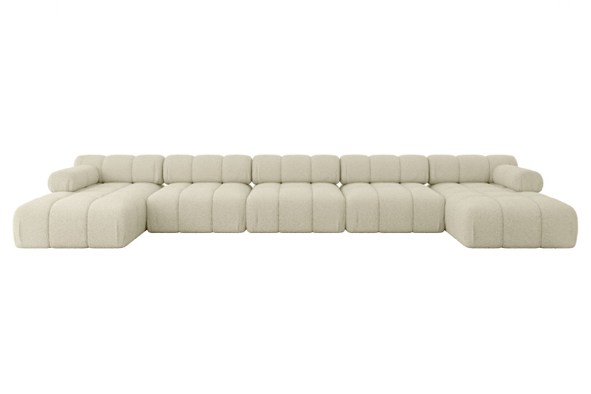 Narożnik uniwersalny modułowy TESSO-U3 475x160x70 cm Beżowy 684572