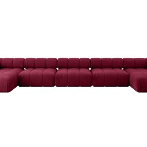 Narożnik uniwersalny modułowy TESSO-U3 475x160x70 cm Bordowy 684526 Narożnik uniwersalny modułowy TESSO-U3 475x160x70 cm Bordowy 684526