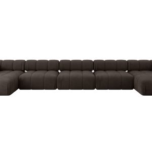 Narożnik uniwersalny modułowy TESSO-U3 475x160x70 cm Brązowy 684496 Narożnik uniwersalny modułowy TESSO-U3 475x160x70 cm Brązowy 684496