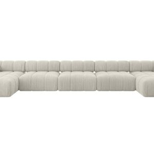 Narożnik uniwersalny modułowy TESSO-U3 475x160x70 cm Kremowy 684587 Narożnik uniwersalny modułowy TESSO-U3 475x160x70 cm Kremowy 684587