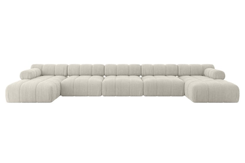 Narożnik uniwersalny modułowy TESSO-U3 475x160x70 cm Kremowy 684587
