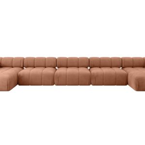 Narożnik uniwersalny modułowy TESSO-U3 475x160x70 cm Morelowy 684636 Narożnik uniwersalny modułowy TESSO-U3 475x160x70 cm Morelowy 684636