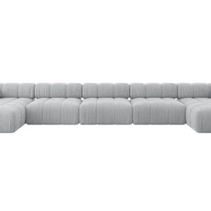 Narożnik uniwersalny modułowy TESSO-U3 475x160x70 cm Szary 684519 Narożnik uniwersalny modułowy TESSO-U3 475x160x70 cm Szary 684519