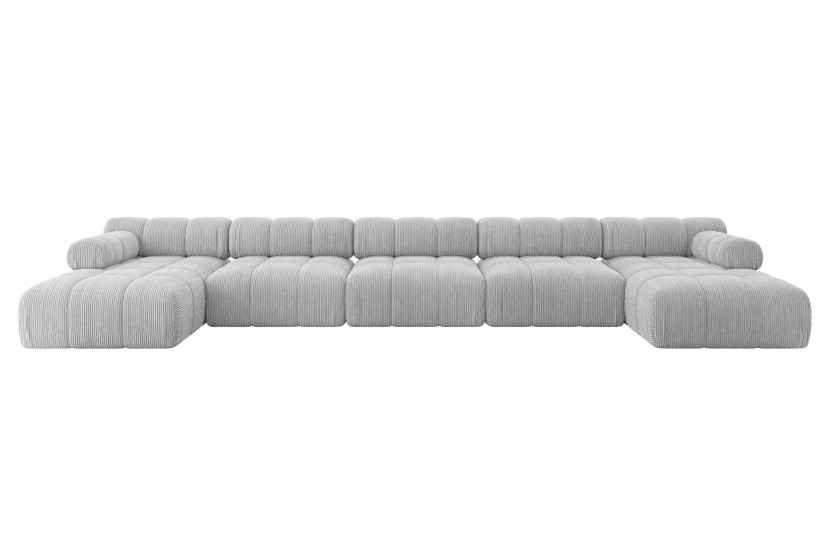 Narożnik uniwersalny modułowy TESSO-U3 475x160x70 cm Szary 684519