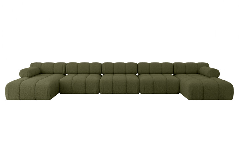 Narożnik uniwersalny modułowy TESSO-U3 475x160x70 cm Zielony 684665