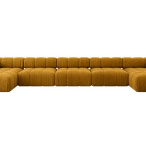 Narożnik uniwersalny modułowy TESSO-U3 475x160x70 cm Żółty 684615