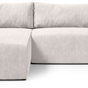 Narożnik uniwersalny PLUSH L z funkcją spania sztruksowy 276709 Narożnik uniwersalny PLUSH L z funkcją spania sztruksowy 276709