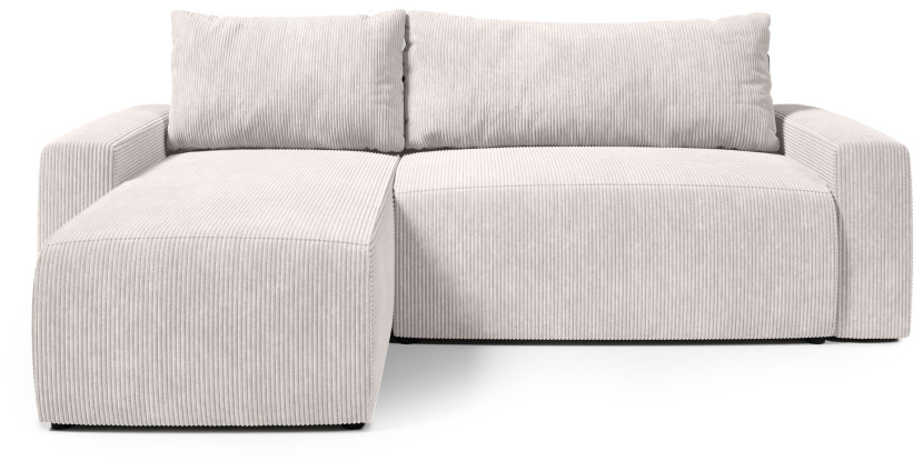 Narożnik uniwersalny PLUSH L z funkcją spania sztruksowy 276709