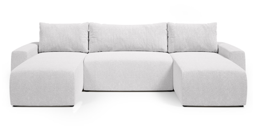 Narożnik uniwersalny PLUSH U z funkcją spania sztruksowy 276734