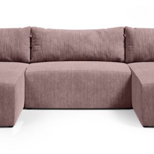 Narożnik uniwersalny PLUSH U z funkcją spania sztruksowy 276710 Narożnik uniwersalny PLUSH U z funkcją spania sztruksowy 276710