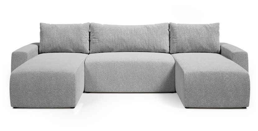 Narożnik uniwersalny PLUSH U z funkcją spania sztruksowy 276729