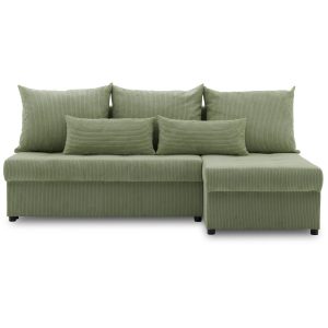 Narożnik uniwersalny, sztruks, LUMARO, 203x142x75 cm, oliwkowy | TYLETEGOTU 773542 Narożnik uniwersalny, sztruks, LUMARO, 203x142x75 cm, oliwkowy | TYLETEGOTU 773542