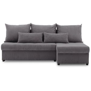 Narożnik uniwersalny, sztruks, LUMARO, 203x142x75 cm, szary | TYLETEGOTU 773441 Narożnik uniwersalny, sztruks, LUMARO, 203x142x75 cm, szary | TYLETEGOTU 773441