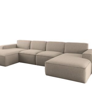 Narożnik uniwersalny w kształcie U, do salonu, Siena Artico, beżowy 915458 Narożnik uniwersalny w kształcie U, do salonu, Siena Artico, beżowy 915458