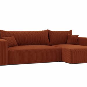 Narożnik uniwersalny z fukcją spania Piano – ceglasty 701939 Narożnik uniwersalny z fukcją spania Piano – ceglasty 701939