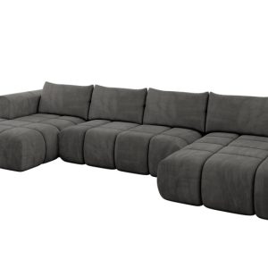 Narożnik uniwersalny z funkcją spania CLOUD-U 405x185x90cm Ciemny szary 725146 Narożnik uniwersalny z funkcją spania CLOUD-U 405x185x90cm Ciemny szary 725146