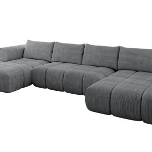 Narożnik uniwersalny z funkcją spania CLOUD-U 405x185x90cm Ciemny szary 725136 Narożnik uniwersalny z funkcją spania CLOUD-U 405x185x90cm Ciemny szary 725136