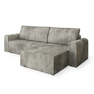 Narożnik VALTINO z funkcją spania Szary 826812 Narożnik VALTINO z funkcją spania Szary 826812