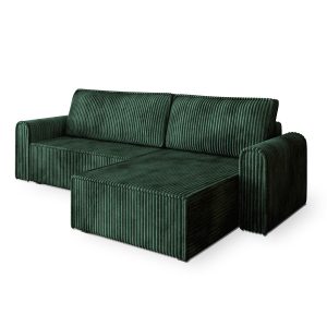 Narożnik VALTINO z funkcją spania Zielony 826803 Narożnik VALTINO z funkcją spania Zielony 826803